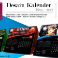 Desain Kalender Meja 2017