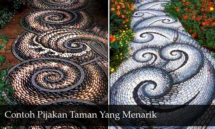 Pijakan Taman Yang Menarik