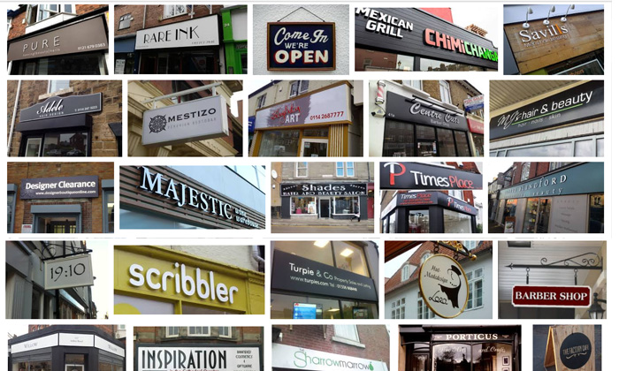 Shop sign