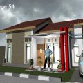 Desain Rumah Minimalist Tipe 54