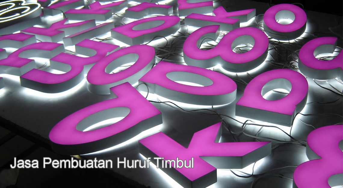 Jasa Pembuatan Huruf Timbul di Medan
