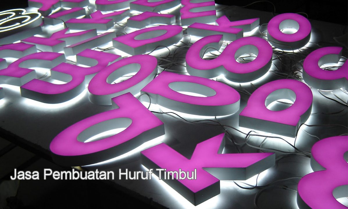 Jasa Pembuatan Huruf Timbul di Medan