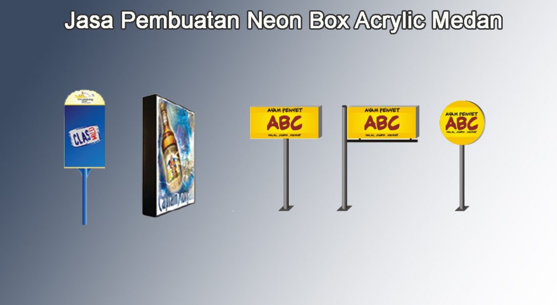 Jasa Pembuatan Neon Box Acrylic Medan