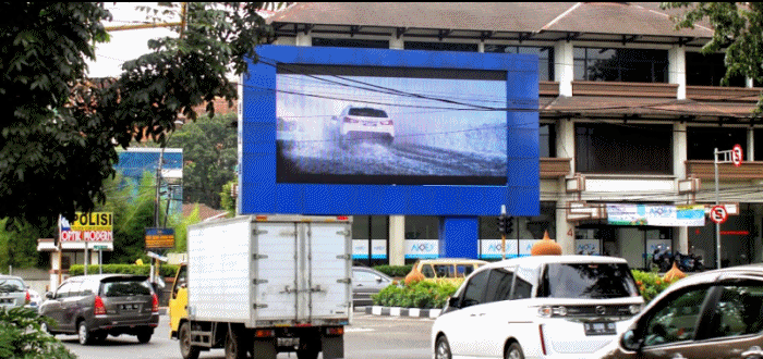 Contoh videotron outdoor