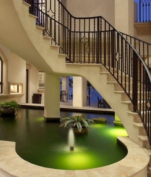 Kolam hias didalam rumah