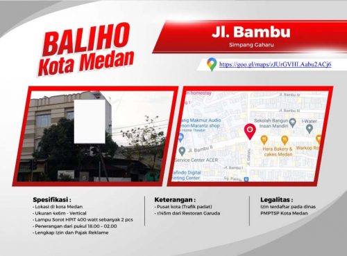 Baliho Jl Bambu Sewa Baliho Medan