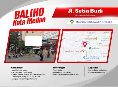 Baliho Setia budi Sewa baliho medan