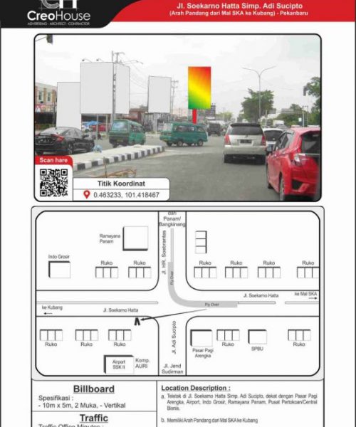Billboard Jl Soekarno Hatta Simpang Adi Sucipto Jasa billboard Pekanbaru