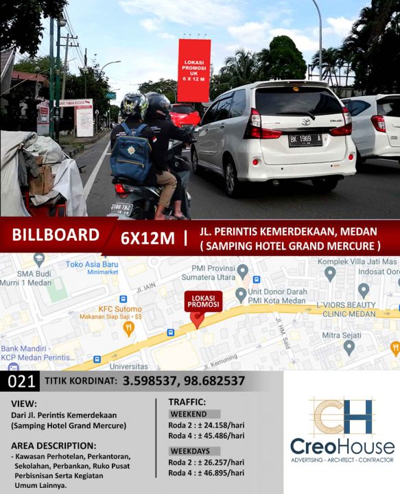 Billboard jl perintis kemerdekaan samping grend mercue