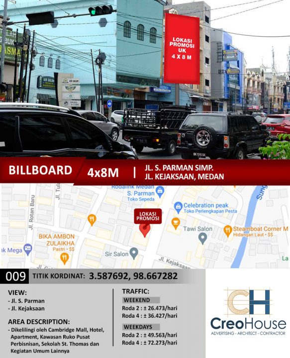 Billboard jl parman simp kejaksaan