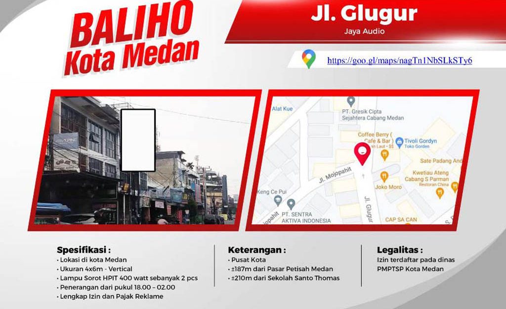 Jasa sewa baliho di medan yang bagus