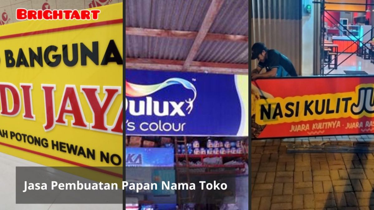 Jasa Pembuatan Papan Nama Toko Terdekat